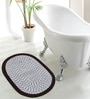 Coffee Cotton 16X24 Inches Anti-Skid Bath Mat