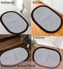Coffee Cotton 16X24 Inches Anti-Skid Bath Mat