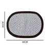 Coffee Cotton 16X24 Inches Anti-Skid Bath Mat