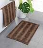 Browne Solid Microfibre 24x16 Inches AntiSkid Bath Mat