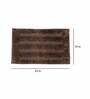 Browne Solid Microfibre 24x16 Inches AntiSkid Bath Mat