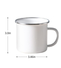 Coffee is a Good Idea Enamel Printed White 350ml Stainless Steel Coffee Mug