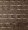 Coffee Jute Stripes 16x16 inches  Regular Cushion Covers  (2Pcs)