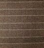 Coffee Jute Stripes 18x18 inches  Large Cushion Covers  (2Pcs)