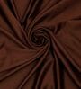 Coffee lightweight Satin Solids 5ft Light Filtering Rod Pocket Window Curtains (2 Pcs)