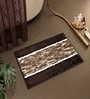 Coffee Microfiber 15X23 Inches Anti-Skid Bath Mat