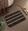 Coffee Microfiber 15X23 Inches Anti-Skid Bath Mat