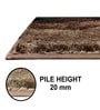 Coffee Microfiber 16x24 Inches Super Soft Bath Mat