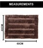 Coffee Microfiber 16x24 Inches Ultra Soft Bath Mat