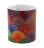 Coffee Mug With Multicolor Shell Print