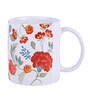 Coffee Mug With White & Red Floral Print