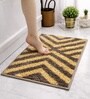 Coffee Polyester 16x24 Inches Fluffy Bath Mat