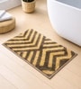 Coffee Polyester 16x24 Inches Fluffy Bath Mat