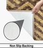 Coffee Polyester 16x24 Inches Fluffy Bath Mat