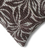 Coffee Polyester Floral 16x16 inches Cushion Covers Set of 2