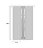 Brown Solid Polyester 9 Ft Blackout Eyelet Door Curtain