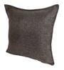 Coffee Solid Jute 16 x 16 Inches Cushion Covers (Set of 5)
