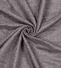 Brown Solid Jute 5 Ft Light Filtering Eyelet Window Curtains (Set of 2)
