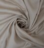 Grey Solid 400 TC Cotton Satin Superking Size Bedsheet With 2 Pillow Covers
