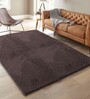 Coffee Solid Microfiber 3 X 5 Feet Tufted Carpet