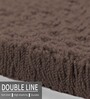 Coffee Solid Microfiber 4 X 6 Feet Tufted Carpet