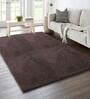 Coffee Solid Microfiber 4 X 6 Feet Tufted Carpet