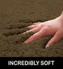 Coffee Solid Microfiber 6 X 7 Feet Tufted Carpet