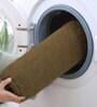 Coffee Solid Microfibre 17x12 Inches AntiSkid Door Mat