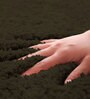 Coffee Solid Microfibre 17x12 Inches AntiSkid Door Mat