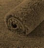 Coffee Solid Microfibre 17x12 Inches AntiSkid Door Mat