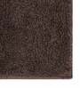 Brown Solid Microfibre 23x15 Inches AntiSkid Bath Mat