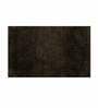 Brown Solid Microfibre 24x16 Inches AntiSkid Bath Mat