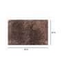 Browne Solid Microfibre 36x24 Inches AntiSkid Bath Mat