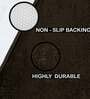 Browne Solid Microfibre 36x24 Inches AntiSkid Bath Mat