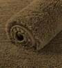Olive Solid Microfibre 36x24 Inches AntiSkid Bath Mat
