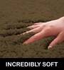Olive Solid Microfibre 36x24 Inches AntiSkid Bath Mat