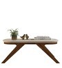 Dorian Coffee Table in Rustic Malbec & Off White Finish
