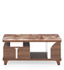 Sydney Marble Top Coffee Table in Natural Finish