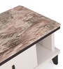 Lyon Marble Coffee Table in Brown Colour