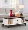 Lyon Marble Coffee Table in Brown Colour