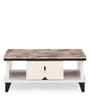 Lyon Marble Coffee Table in Brown Colour