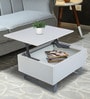 Coffee Coffee Table in Wool White Finish