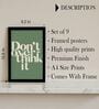 Green Botanical Wall Art Framed Set of 9
