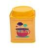 Coffee Time Iron Storage Tin In Yellow