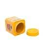 Coffee Time Iron Storage Tin In Yellow