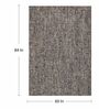 Coffee Wool Abstract 7' x 5' Hand Woven Carpet