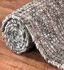 Coffee Wool Abstract 9' x 6' Hand Woven Carpet