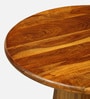 Cognac Sheesahm Wood End Table In Honey Oak Finish
