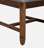 Cognac Sheesham Wood  4 Seater Dining Set In Rustic Teak Finish