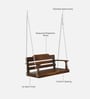 Coimbra Sheesham Wood Swing In In Provincial Teak Finish